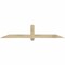 Ekena Millwork Eugene Rough Sawn Timber Gable Bracket, Douglas Fir, 72"W x 15"H x 4"D x 4"F, 5/12 Pitch GBW072X15X0404EUG00RDF - alternate 1